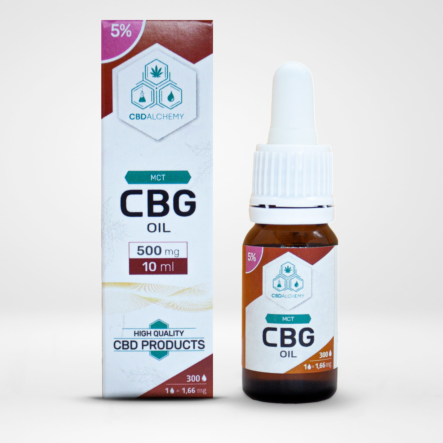 Aceite CBG 5 Y CBD 2 5 CBD Alchemy