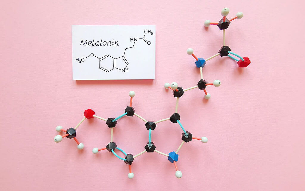 Estructura molecular de la melatonina