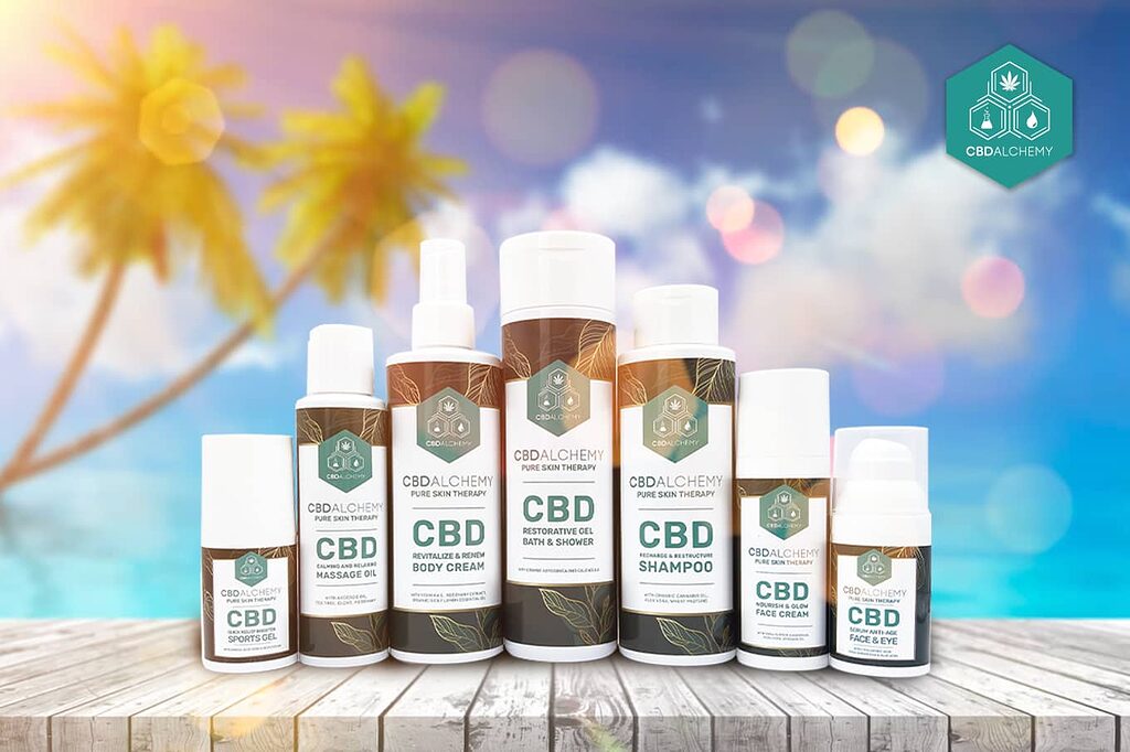CBD cosmetics: beauty and natural care in every product.