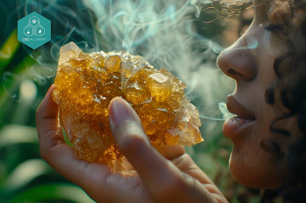Dabbing with CBD crystals: the gateway to fast and effective relief for connoisseurs.