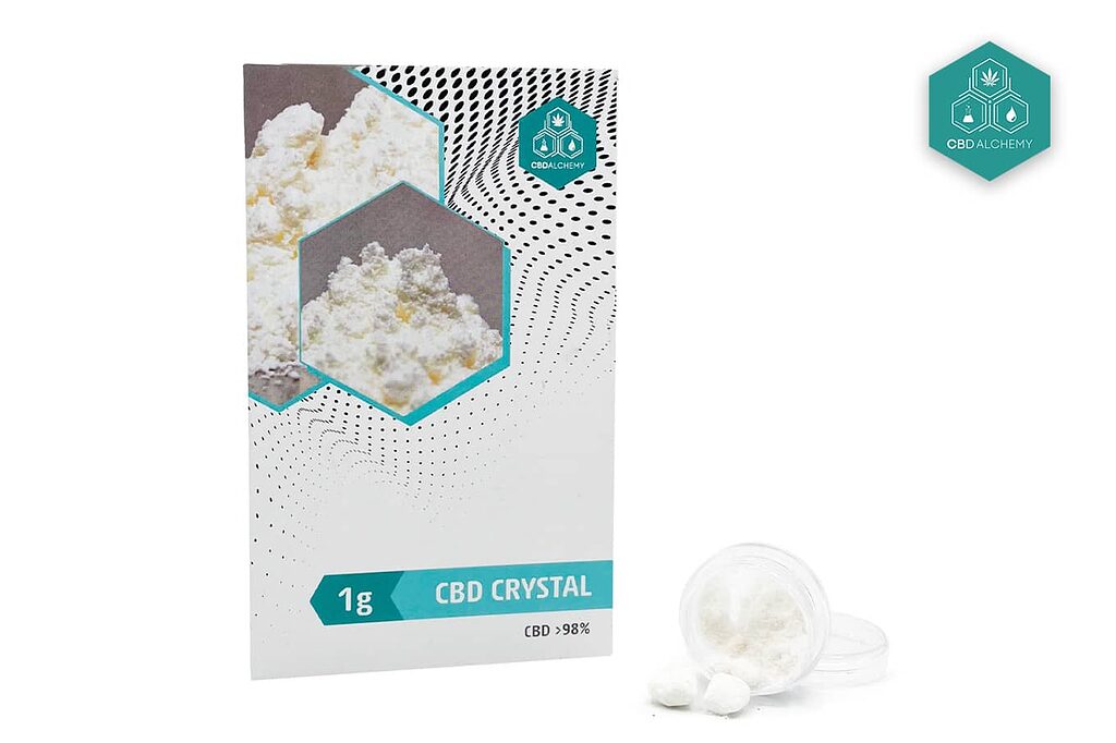 The science behind wellness: exploring the unique properties of CBD crystals.
