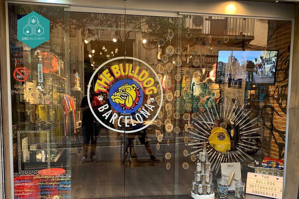 Entdecken Sie den urbanen Charme im Coffee Shop Barcelona Bulldog.