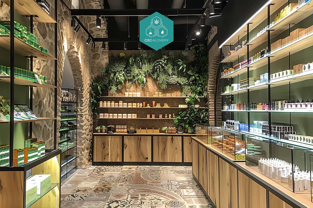 Legal and luxurious: CBD products at Boutique CBD, Barcelona.