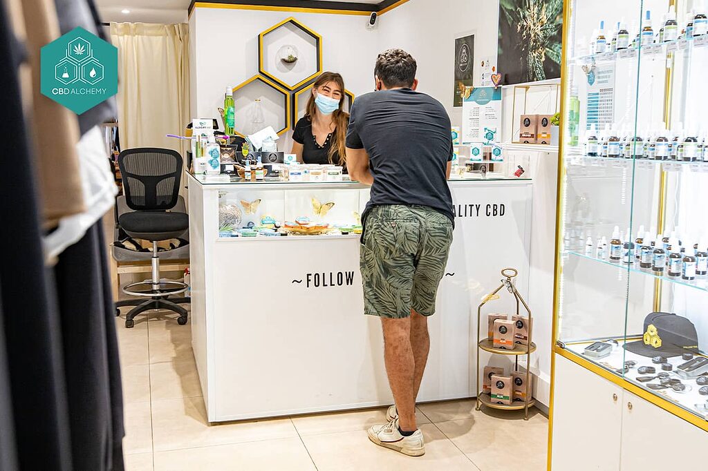 CBD stores in Barcelona with exclusive products at CBDshop.