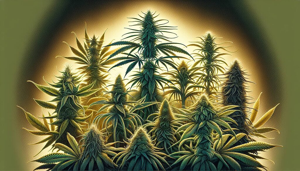 Cannabis-Sorten: Lernen Sie die Unterschiede zwischen Sativas, Indicas und Hybriden kennen.
