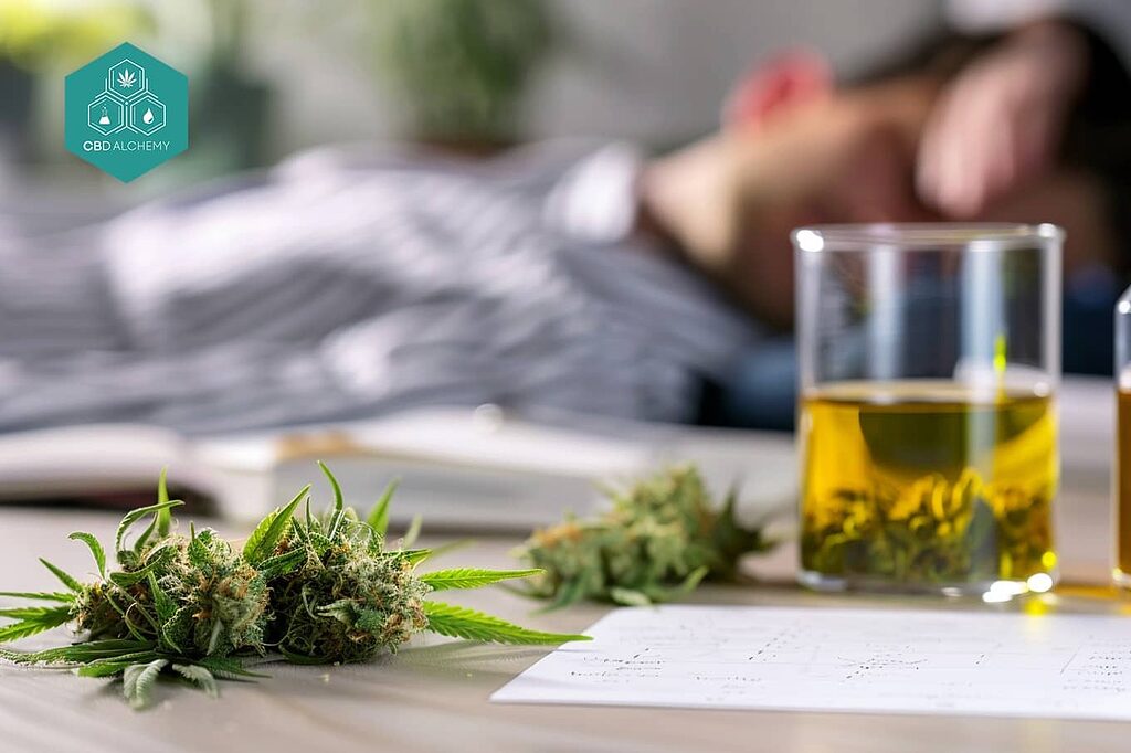 CBD infusion for sleep: relaxing properties of hemp.