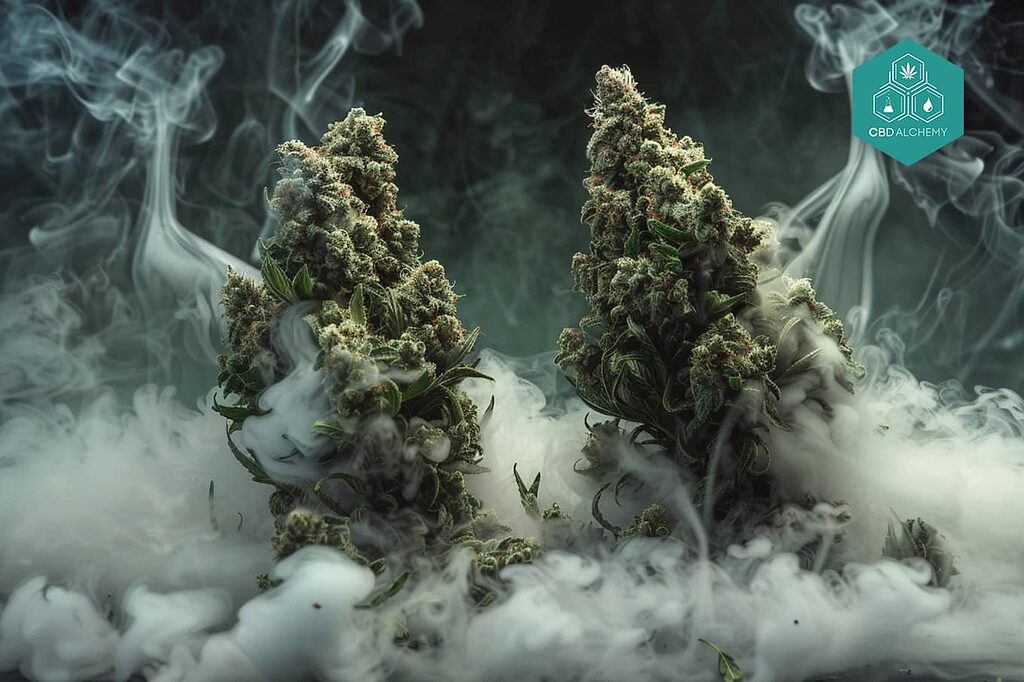 Immagini di marijuana per il marketing e l'educazione.