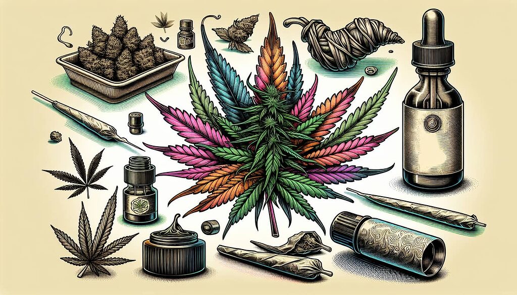 Immagini reali di marijuana per tutti i suoi progetti creativi.