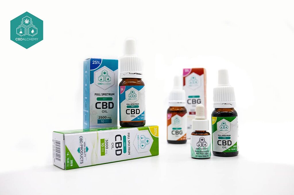 CBD oil and fatty acids to reduce inflammation.