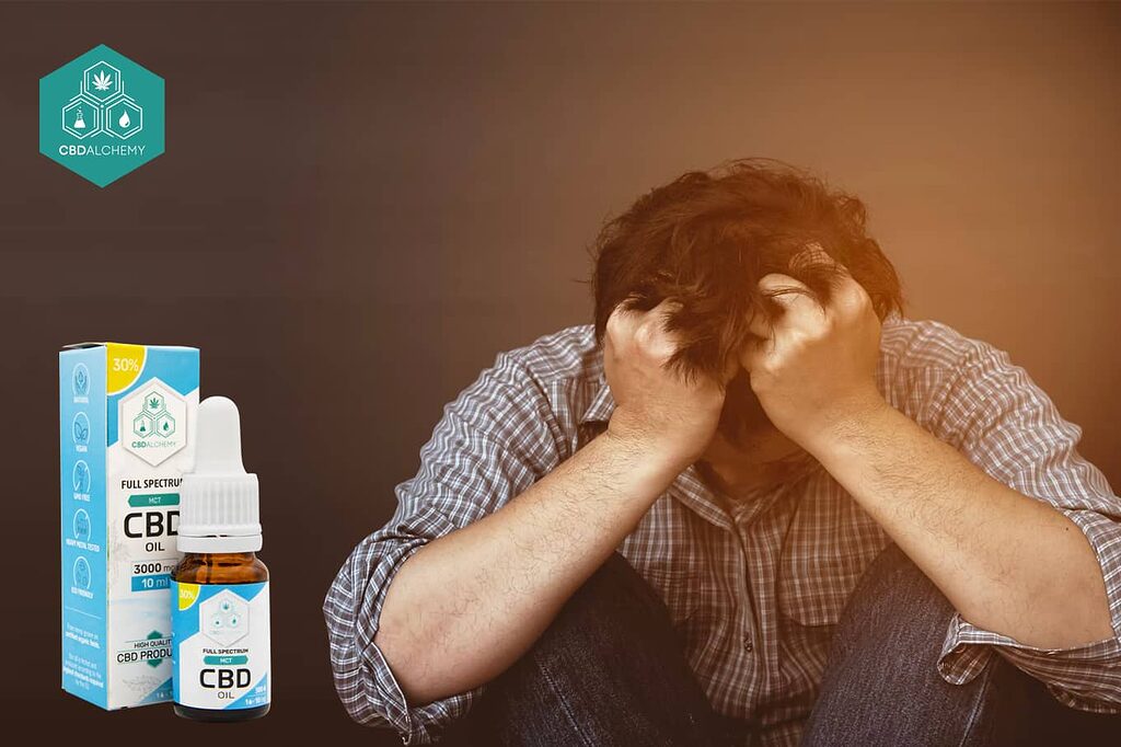 CBD oil for anxiety and stress.