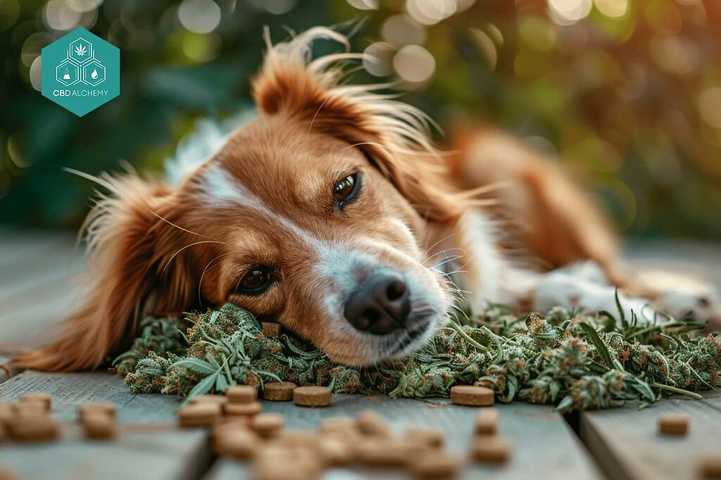 CBD for dogs anxiety: calming your pet.