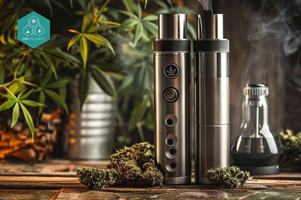 Vaporizing CBD flowers to preserve flavors