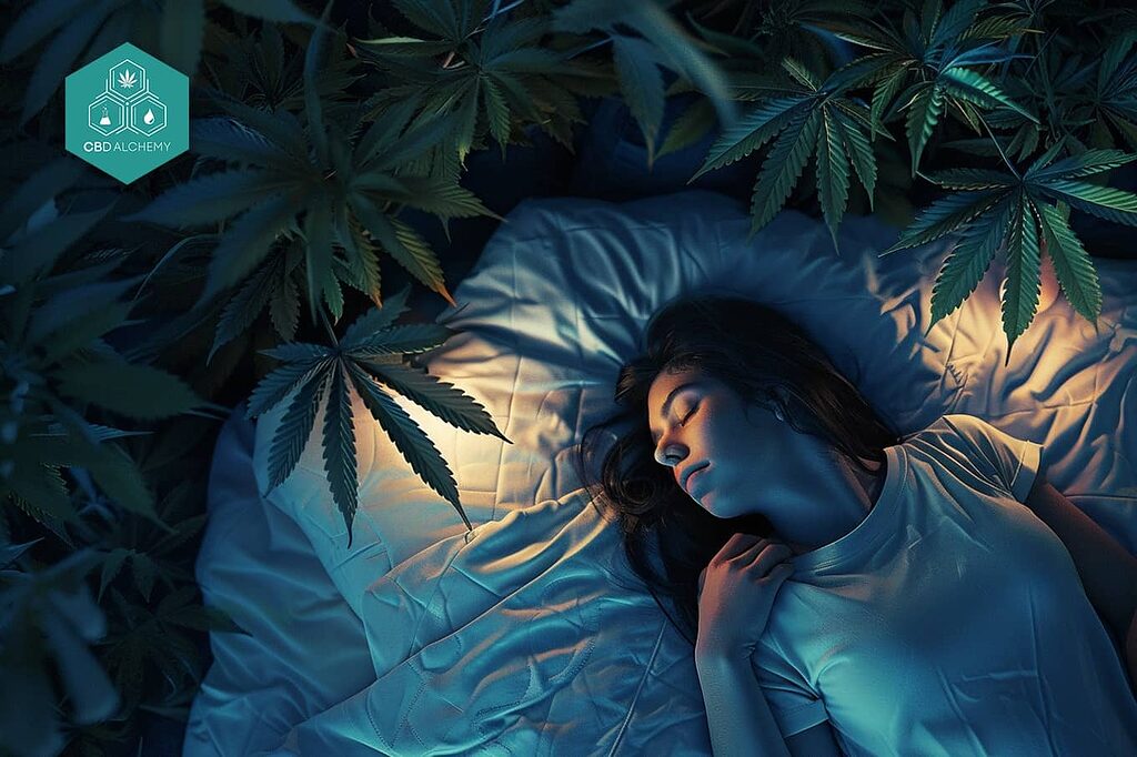 High quality CBD flowers: Natural and effective product for better sleep.