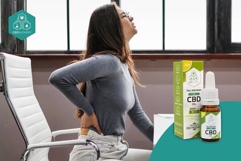 Olio di CBD a spettro completo: riduce l'infiammazione e il dolore.