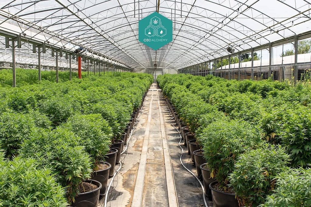 Controlled cultivation of high-quality medical marijuana.