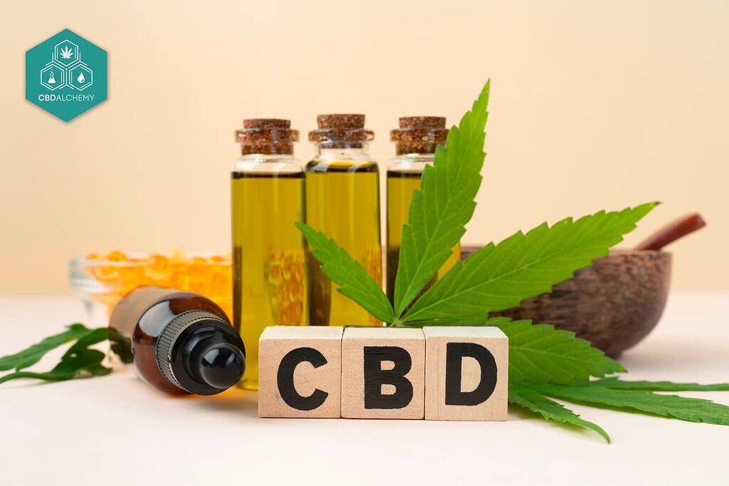 Variety of CBD products such as oils, creams and capsules