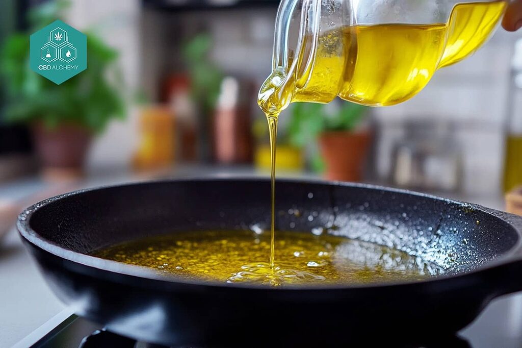 Hemp oil in cooking: delicious and nutritious.