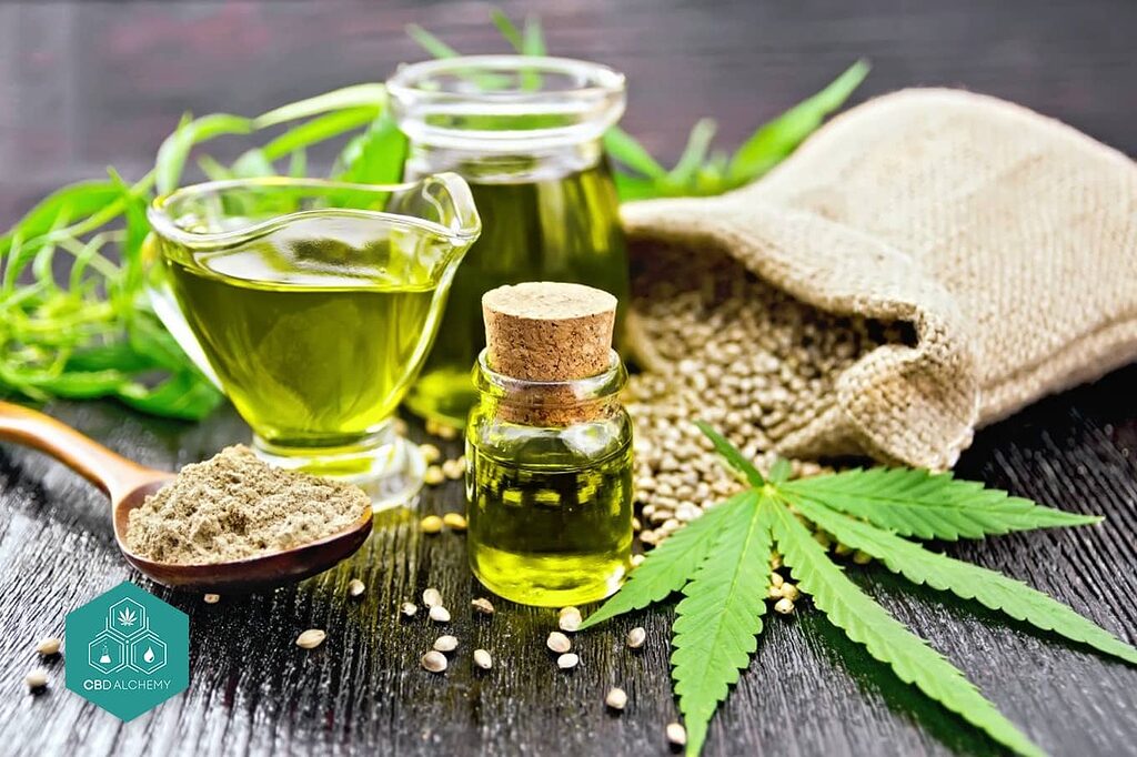 Hemp oil: rich in essential fatty acids.