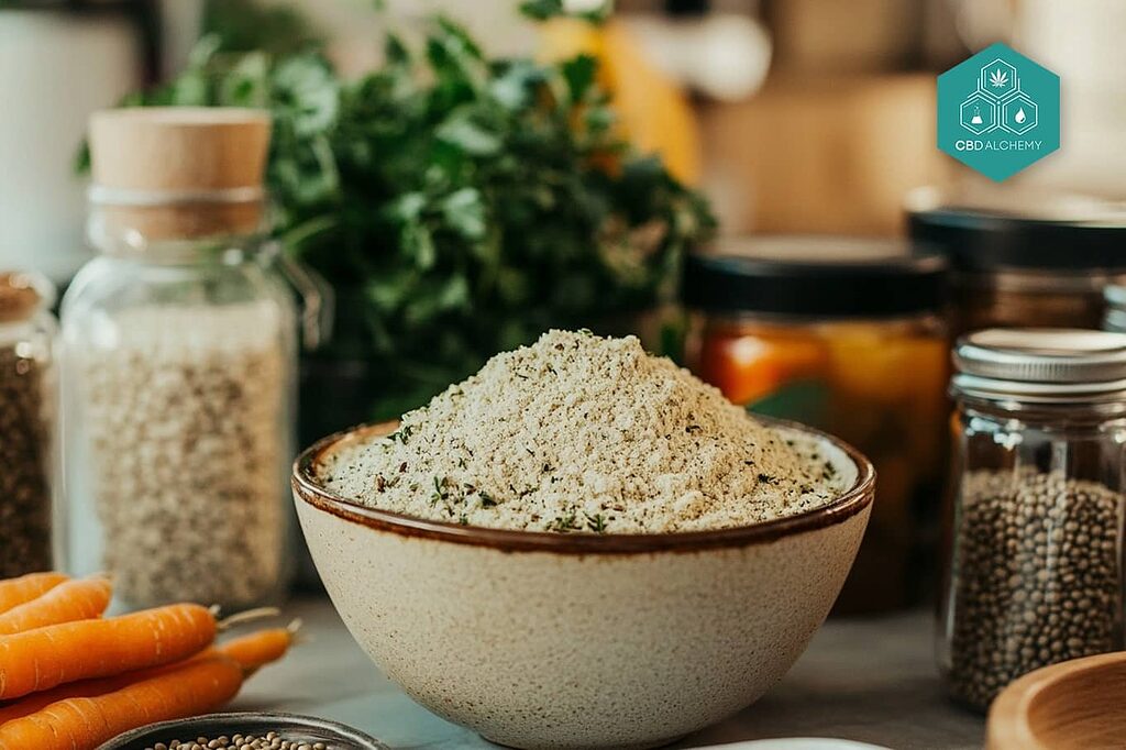 Proteína de cáñamo: versátil y fácil de usar en la cocina.