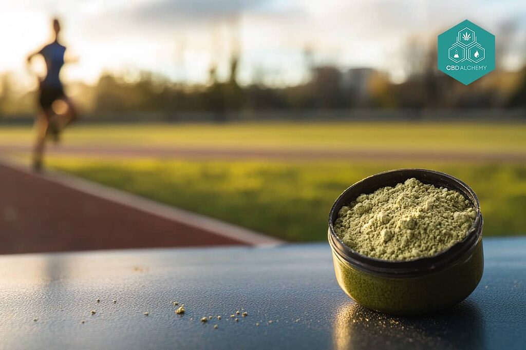 Hemp protein powder: ideal supplement for athletes.