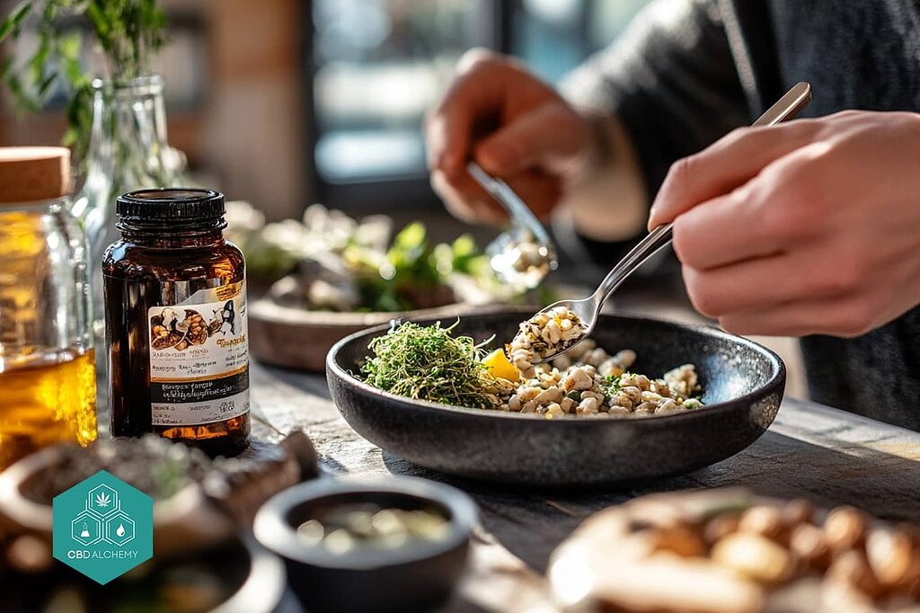 Proteína de cáñamo para una vida saludable.