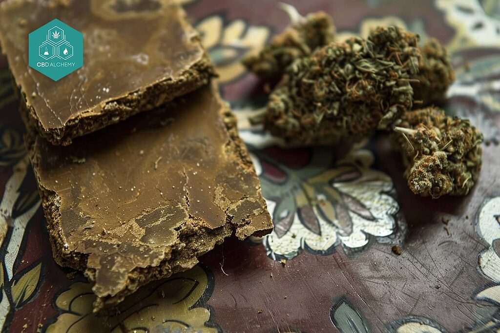 History of hashish: millenary tradition of concentrated cannabis.