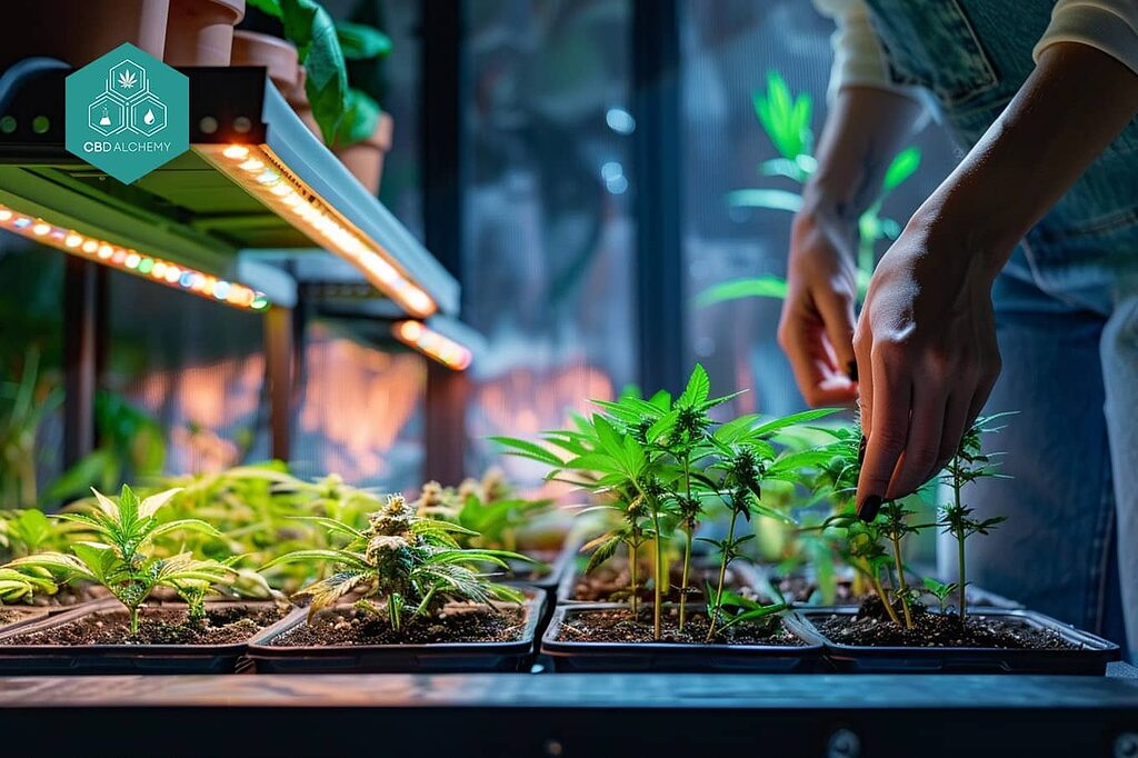 Abbildung mit zusätzlichen Dienstleistungen in Growshops, wie Beratung und Finanzierung.