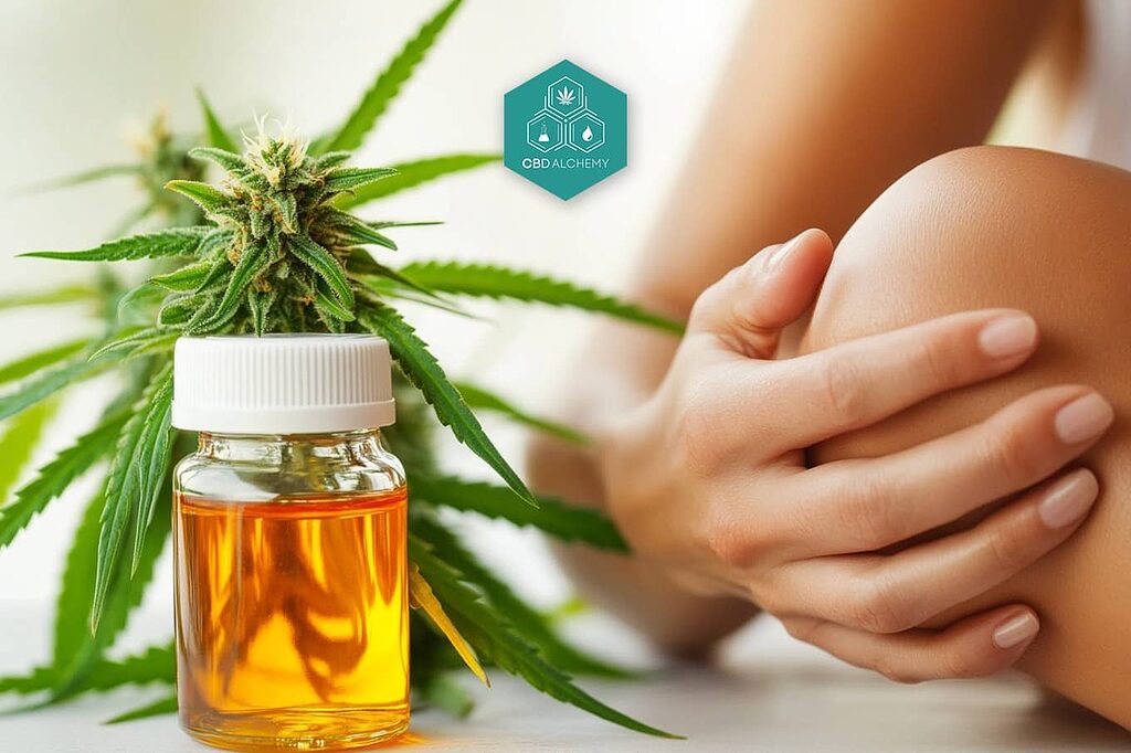 Hemp oil: natural ally against pain and inflammation.