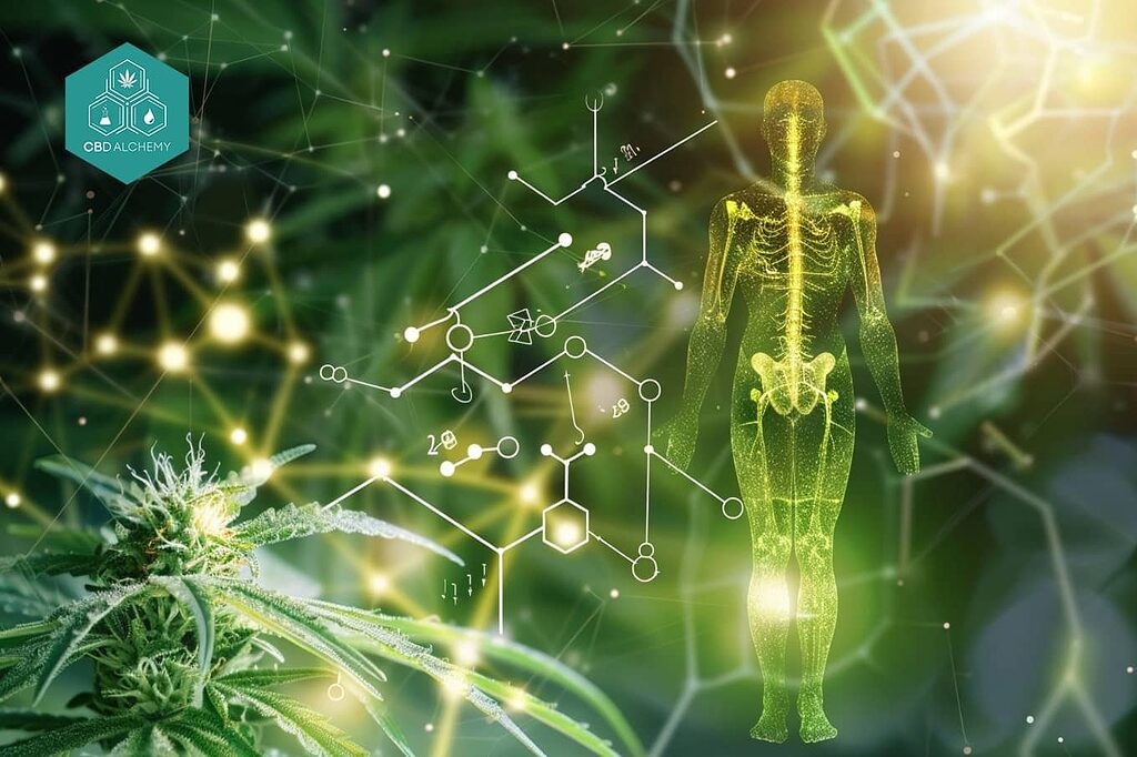 Effects of CBD oil on the endocannabinoid system.