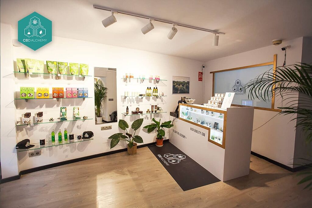 Variety of CBD Mallorca products at CBD Alchemy.