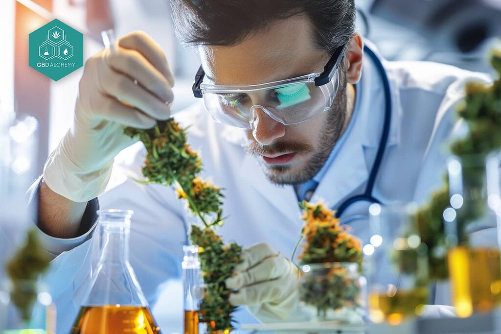 Laboratory analysis of CBD content