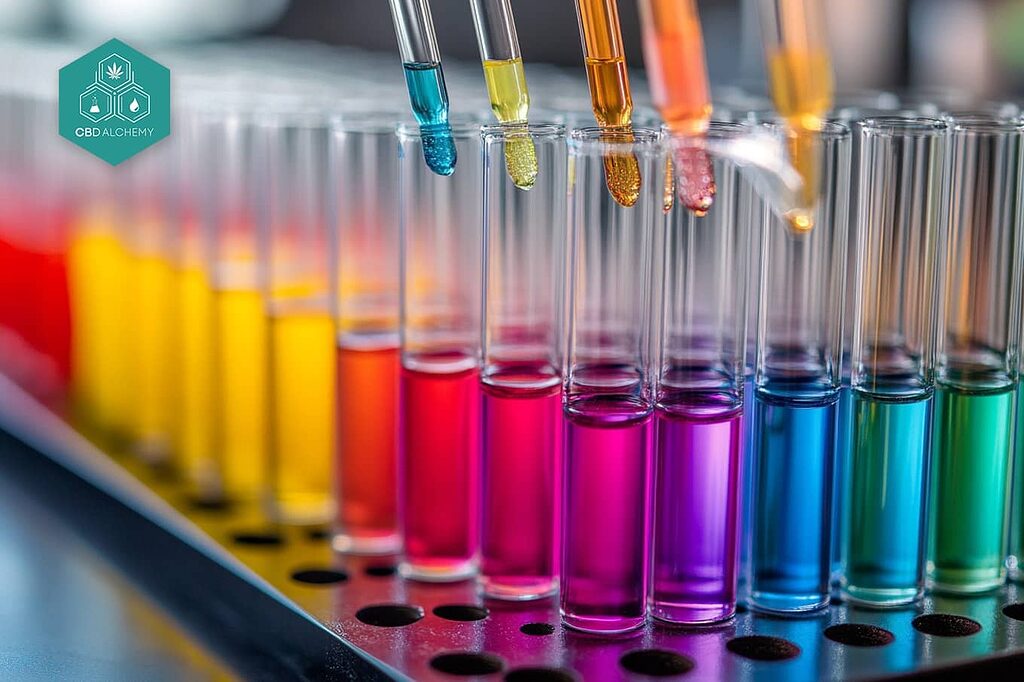 Analyse moléculaire des terpènes par spectrométrie.