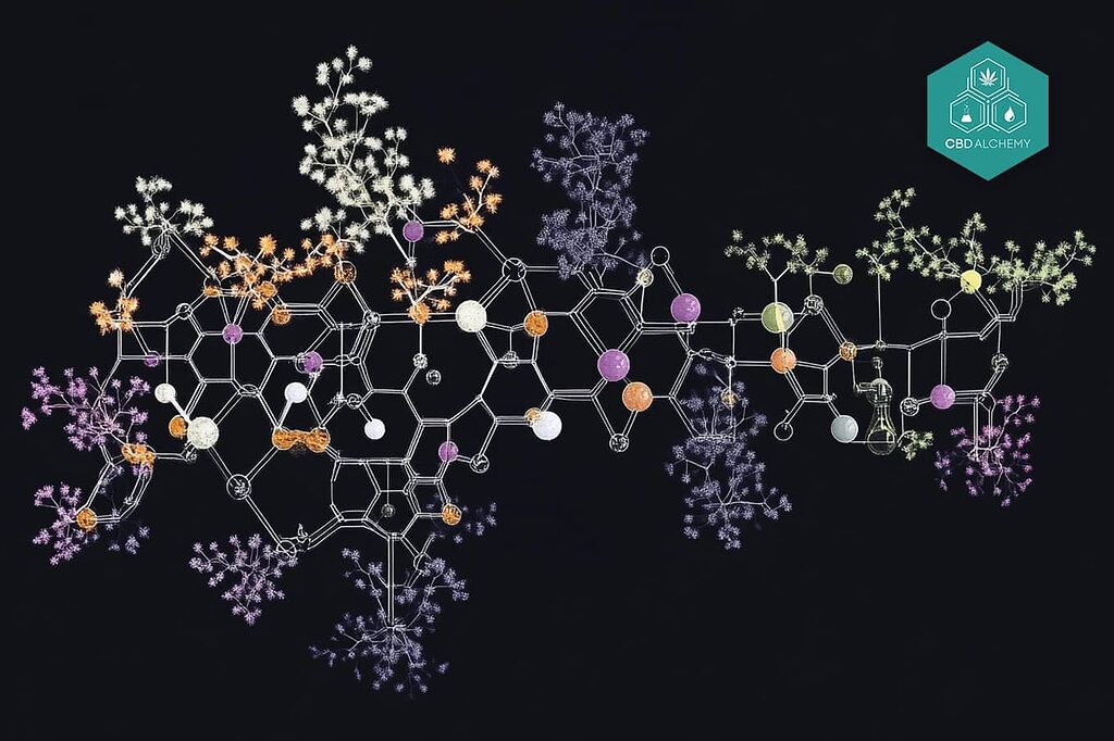 Biosynthèse des terpènes : voie de l'acide mévalonique dans les cellules végétales.