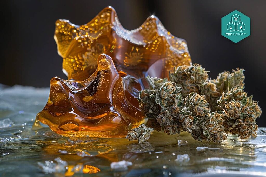 La qualité du haschisch CBD commence avec la plante de chanvre et ses trichomes, source de cannabinoïdes et de terpènes.