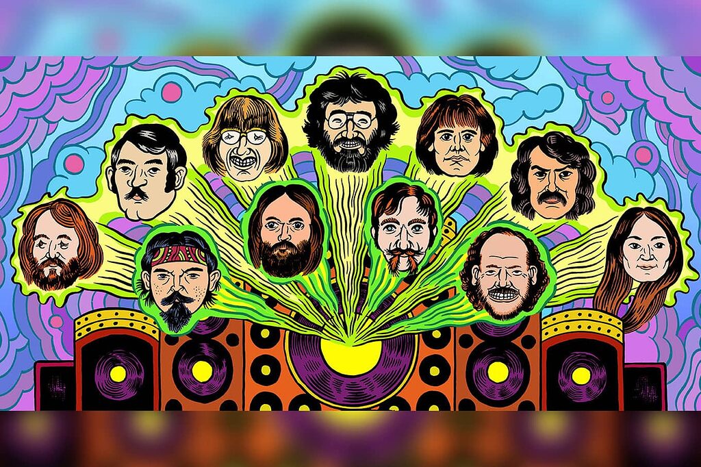 I Grateful Dead negli anni '70. Il legame tra i Waldos e questa band leggendaria è stato fondamentale per la diffusione internazionale del termine 420.