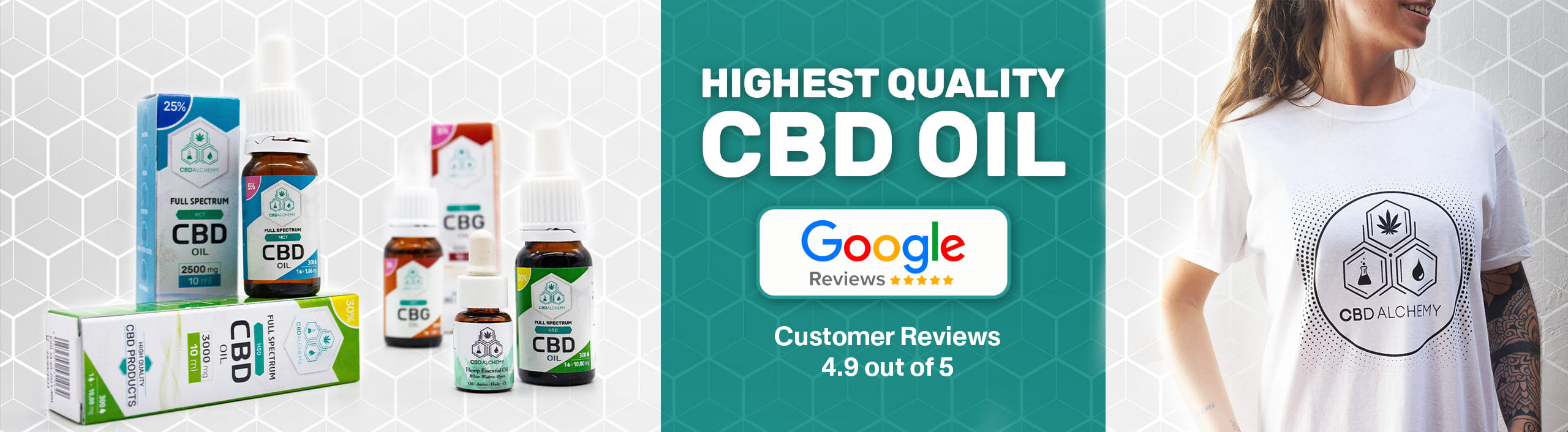 CBD Alchemy is praised on Google My Business for its high quality CBD oils