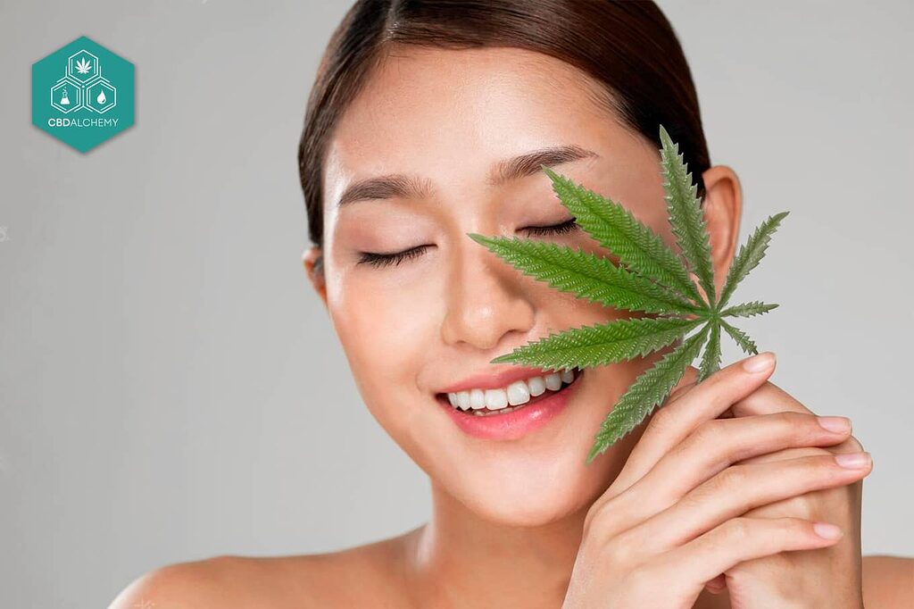 Cannabinoids: Soothing inflammation, alleviating itchiness, and balancing sebum for healthier skin.