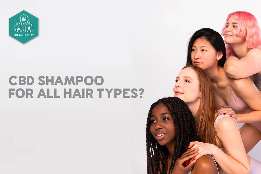 Die Verwandlung der Haare bei regelmäßiger Anwendung des CBD-Shampoos.