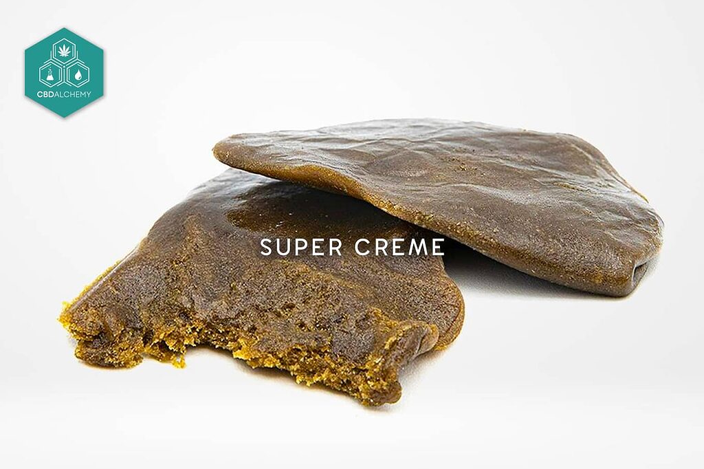 Super Creme: Dive into a Creamy Hashish Dream with CBD Alchemy's Finest.