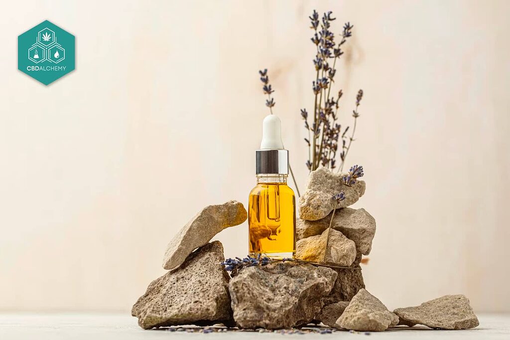 Essential oils and CBD: A harmonious blend for optimal skincare.