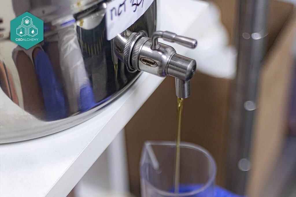 State-of-the-art extraction equipment ensuring CBD purity.