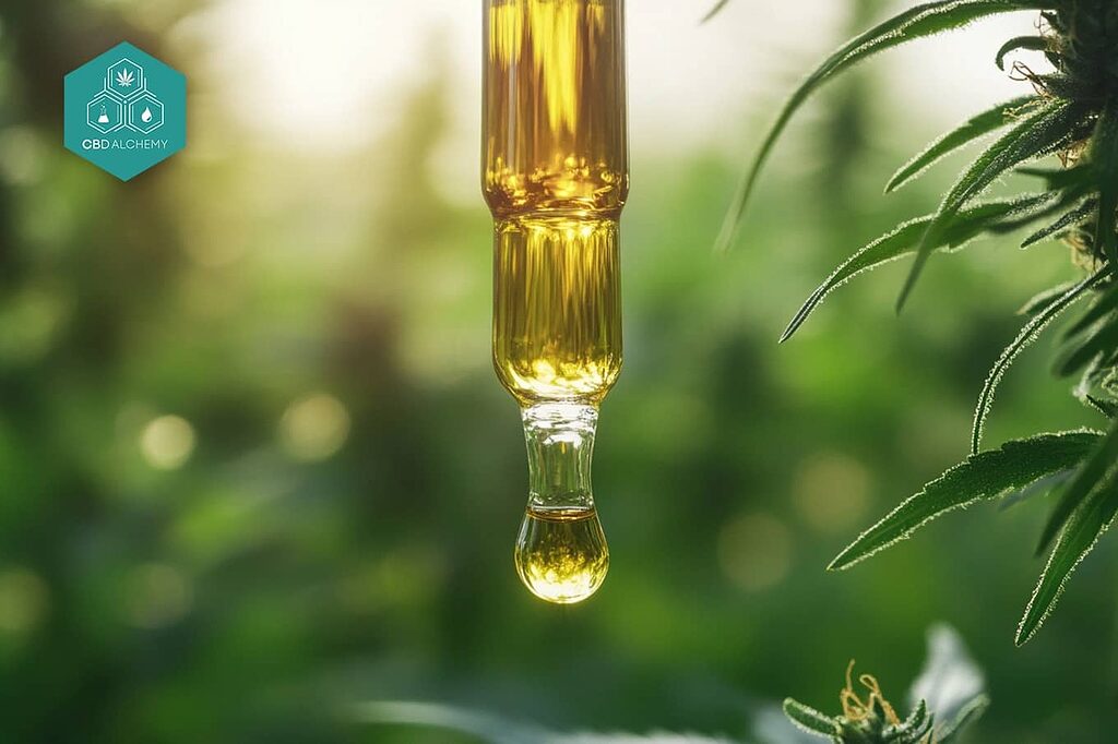 Oli di CBD testati in laboratorio con cannabinoidi a spettro completo.