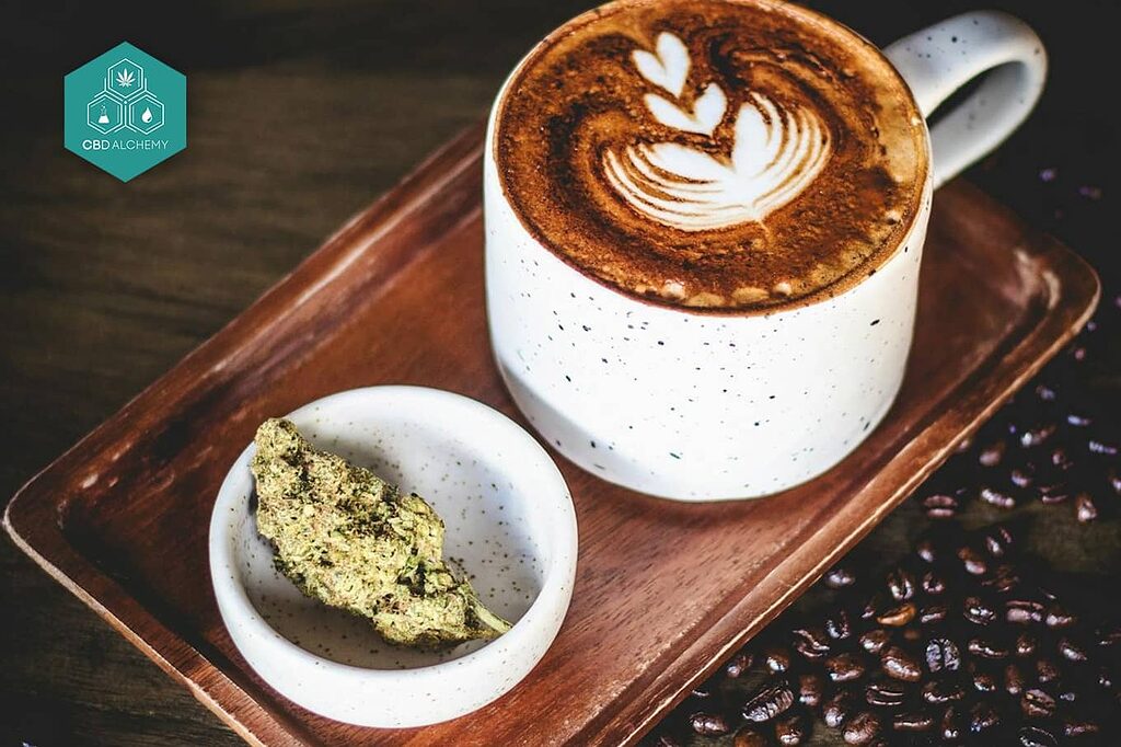 Grains de café infusés au CBD : Commencez la journée du bon pied.