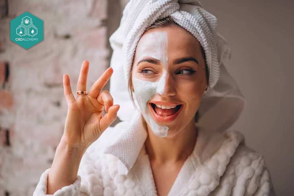 CBD-infused face masks: Pamper your skin naturally.