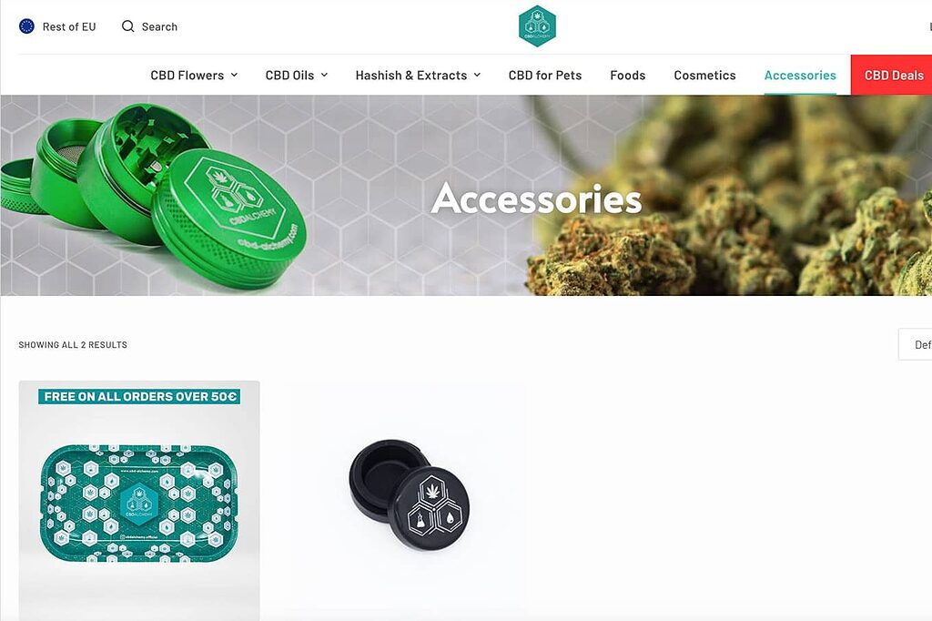 Our CBD flower accessories: Enhance your experience.