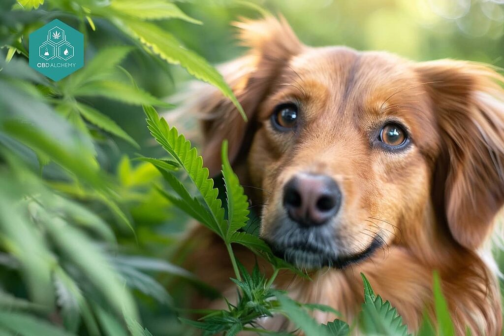 High-quality CBD oil can ease dog anxiety and promote relaxation.